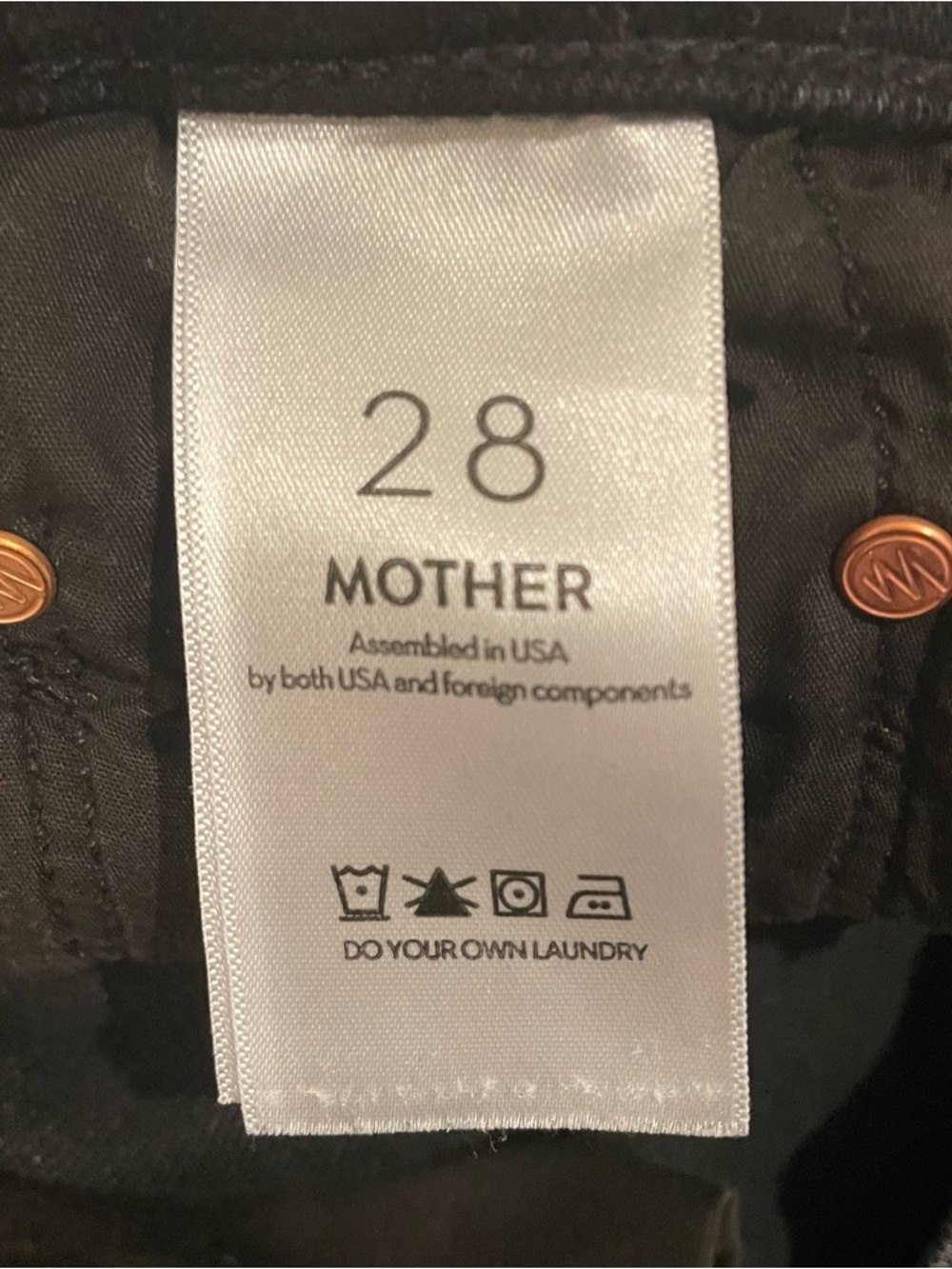 MOTHER The Weekender Mid Rise Flare Jeans 1585-965 in Deep End - Size 28 - Picture 10 of 10